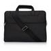 Laptop Shoulder Bag Compatible With 11 11.6 12 12.5 Inch MacBook Air MacBook Pro Notebook Computer Polyester Sleeve With Back Trolley Belt Black