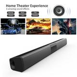 Motor Genic Portable Surround Sound Bar Wireless Subwoofer 4 Speaker TV Home Theater System