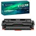 No Chip 414X Black Toner Cartridge Printer Ink Compatible for HP W2020X 414X 414A Pro MFP M479dw M479fdw M479fdn MFP M454 M454dw M454dn Printer (Black 1-Pack)