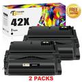 Toner Bank 2-Pack Compatible Toner for HP Q5942X 42X LaserJet 4200 4250tn 4300 4350 4350n 4240 (Black)