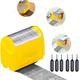 Identity Protection Roller Wide Kit for Anti Theft and ID Blockout Privacy Confidential and Address Blocker with Refillable Design Perfect for Privacyafety with 6 Ink Refills (Yellow)