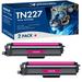 MICOTONER 2-Pack Compatible Toner Cartridge for Brother TN-227M TN-227 MFC-L3710CW MFC-L3770CDW MFC-L3750CDW HL-L3210CW HL-L3230CDW HL-L3290CDW Printer(Magenta)