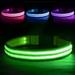 Light Up Dog Collars LED Dog Collar Glow in The Dark for Night Walking Pet Safety Collar Makes Your pet Visible Safe & Seen Rechargeable Washable Waterproof LED Collar