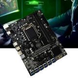 Zhaomeidaxi Mining Motherboard Multi Ports Motherboard for Cryptocurrency Mining LGA1151 PCB B250C BTC 12P PCIe 1x to USB3.0 Cost Saving Mining Machine Mainboard for Miner