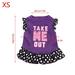 Funny Pets Clothes Cute Summer Cute Pet Puppy Small Dog Cat Pet Dress Apparel Clothes Fly Sleeve Dress