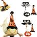 Walbest Halloween Thanksgiving Bearded Dragon Lizard Leash Harness Hat Set Bearded Dragon Clothe Halloween Pumpkin Hat + Reptile Harness Leash for Bearded Dragon Lizard Reptile