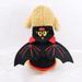 Pet Dog Hooded Costume Halloween Dog Clothes Bat Cosplay Apparel Coat For Small Dogs Cats Chihuahua