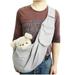 LNKOO Dog and Cat Sling Carrier â€“ Hands Free Reversible Pet Papoose Bag - Soft Pouch and Tote Design â€“ Suitable for Puppy Small Dogs and Cats for Outdoor Travel