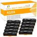 Toner H-Party 10-Pack Compatible 410A Toner Cartridge for HP 410A CF410A CF410X M452dw M452nw M452dn MFP M477fnw M477fdn M477fdw M377dw with Chip(4*Black 2*Cyan 2*Magenta 2*Yellow)