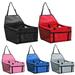 Dog Car Seats Portable and Breathable Bag Waterproof Puppy Car Seat Suitable for Small and Medium Pets Pink