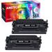 Amstech (No Chip) 2-Pack with tools Compatible Toner for HP 58X CF258X LaserJet Pro M404 M430 M404dn M404dw MFP M428 M428dw M428fdn M428fdw High Yield Printer(Black)