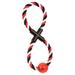 Mario Lopez Dog Toy Figure 8 Rope Tug with Red Ball