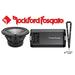 Rockford Fosgate P3D2-12 & Rockford Fosgate Power T750X1bd Punch P3 12 subwoofers with dual 2-ohm voice coils & Compact mono subwoofer amplifier â€” 750 watts RMS x 1 at 1 to 2 ohms