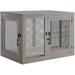 Penn-Plax Modern Sophisticated Dog Crate Use as End Table or Night Stand