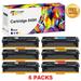 Cartridge 045 045H | Compatible CRG 045 045H Toner Cartridge Replacement for Canon 045 045H MF634Cdw Toner for Canon Color ImageCLASS MF634Cdw MF632Cdw LBP612Cdw MF632 LBP612 Ink Printer * 6 PACK