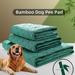 Pet Puppy Pee Pads Mat Pet Bed Waterproof Mat Reusable Natural Bamboo Fiber Premium Waterproof Pet Pad