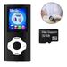 Mp3 Player Music Player with a 32 GB Memory Card Portable Digital Music Player/Video/Voice Record/FM Radio/E-Book Reader/Photo Vi