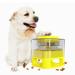 Grofry Pet Feeder Non-slip Operate Easily Fireproof ABS Pet Feeding Solution for Pets Yellow