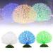 SPRING PARK Artificial Coral Ornament Strip Coral Plant Ornament Glowing Effect Silicone Artificial Decoration for Fish Tank Aquarium Landscape