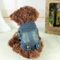 NUZYZ Dog Puppy Blue Cowboy Jean Denim Vest Coat Jacket Clothes Outfits Pet Supplies