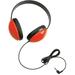 Califone Childrens Stereo Headphone Lightweight RED - Stereo - Red - Mini-phone (3.5mm) - Wired - 25 Ohm - 20 Hz 20 kHz - Over-the-head - Binaural - Circumaural - 5.50 ft Cable | Bundle of 5 Each
