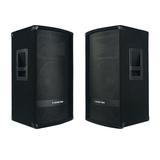 Sound Town 2-Pack 12 1200W 2-Way Full-range Passive DJ PA Pro Audio Speaker with Compression Driver for Live Sound Karaoke Bar Church (METIS-112-PAIR)