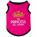 Dog Shirts for Puppy Girls Summer Dog Clothes Puppy Clothing Puppy Sweatshirts Cute Princess Dog Vests for Chihuahua Yorkie Girls (S Size).VCD44