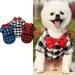 URMAGIC Pet Bowtie Plaid Suit Coat for Small Medium Large Dogs Cat Wedding Tuxedo Formal Shirts