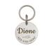 Anavia Stainless Steel Double Sided Round Name - Icon - Phone Engraved Dog & Cat ID Tag Silver M