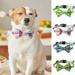 Visland 2PCS/Set Cat Collar Breakaway with Cute Bow Tie Bell - Bunny Carrot Eggs Pattern Cat Bowtie Collar for Cat Kitten Kitty Easter Gift