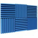 6 Pack Acoustic Panels Studio Foam Wedges 1 X 12 X 12 Ice Blue