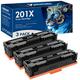 201A 201X 3-Pack Compatible Toner Cartridge for HP CF400X 201X LaserJet Pro M252dw M252n Pro MFP M277dw M277n M277c6 M274n Printer (Black)