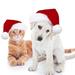 50% Off Clear! SHOPESSA Pet Cats And Dogs Red Christmas Hat Holiday Decoration Photo Props Pet Supplies On Clearance Summer Savings In Season