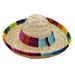 iOPQO Pet HatS pet hat Straw Sombrero Hat Mexican Mariachi Pet Dog Cat Accessory Multicolour