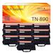 Catch Supplies 10-Pack Compatible Toner for Brother TN-890 Work with HL-L6400DW HL-L6400DWT HL-L6250DW MFC-L6900DW MFC-L6750D Printer Ink (Black)