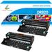 True Image 2-Pack Compatible Drum Unit DR-820 Work with Brother HL-L5200DW HL-L5100DN HL-L6200DW MFC-L5800DW MFC-L5850DW MFC-L5900DW MFC-L6700DW Printer (Black)