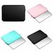 Zipper Laptop Sleeve Case 11 12 13 14 15 15.6inch Universal Notebook Bag For Macbook Laptop Air Pro Retina Liner Sleeve Laptop Accessories (Black Pink Green)