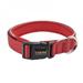 Xinhuaya Pet Collar Reflective Dog Collar with Safety Lock Adjustable Nylon Pet Collar Suitable for Large Medium and Small Dogs Red M