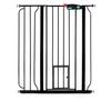 Carlson Pet Products 36 Extra Tall Pet Gate with Lift Handle and Small Pet Door Black