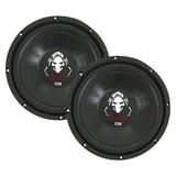 Boss Audio 10-Inch Single Voice Coil 1200 Watt Max Subwoofer (2 Pack) | P10SVS