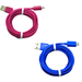 Sanoxy Micro USB Data Charging USB Cable (2-pack Random Colors)