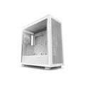 NZXT H7 Flow White - Mid-Tower Airflow PC Gaming Case - Tempered Glass - Enhanced Cable Management