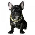 Summark Dog Neck Chain Pet Chain Collar Fashion Cool Plastic Pet Chain Necklace for Cat Dog