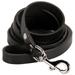 Logical Leather Dog Leash - 6 Foot Heavy Duty Full Grain Leather Lead; Best for Training - Black