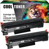 Cool Toner 2-Pack Compatible Toner Cartridge for Canon 128 CRG128 Toner Cartridge for Canon LBP6200dw LBP6230dw imageClass MF4570 MF4570DN MF4452 MF4450 MF4550D MF4410 MF4420N Printers Ink Black