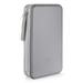 80 Capacity CD Case Portable DVD Gray Hard Plastic Holder Organizer