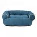 Dog Sofa Bed Durable Breathable Pet Rectangle Deeping Sleeping Couch with Non-Slip Bottom for Small Medium Dogs Cats