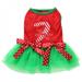 Pet Clothes Dog Christmas Cosplay Costume for Small Medium Dogs Puppies Elk Skirts Green XL