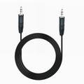 FITE ON Compatible 6ft Black Premium 3.5mm Audio Cable Aux-In Cord Replacement for Logitech Mini Boombox PF305 X50 BT Speaker