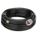 MOOKEERF SMA to N Cable 25ft Low Loss N Male to SMA Male Cable KMR240 N Male KMR240 SMA N to SMA Cable for WiFi Router/GPS Receiver/Antenna/Signal Booster Use